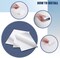 8Pcs Self Adhesive HD Plastic Mirror Sheets, 4.5” X 6” Shatterproof Arcylic Mirror Stickers, Flexible Stick on Mirrors Tiles for Wall Non Glass, Peel and Stick Mirror Stickers for Craft Scrapbook